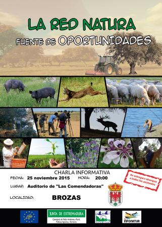 Cartel charla Red Natura 2000