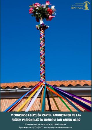 Imagen V CONCURSO DE CARTELES DE LAS FIESTAS PATRONALES DE SAN ANTÓN EN BROZAS
