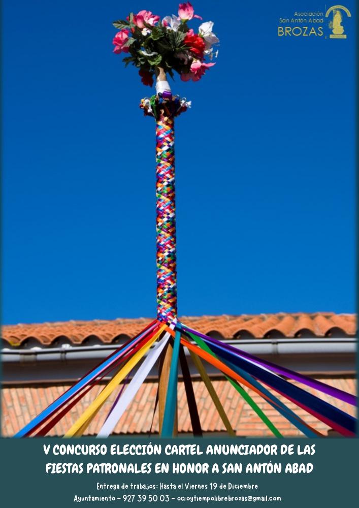 Imagen V CONCURSO DE CARTELES DE LAS FIESTAS PATRONALES DE SAN ANTÓN EN BROZAS